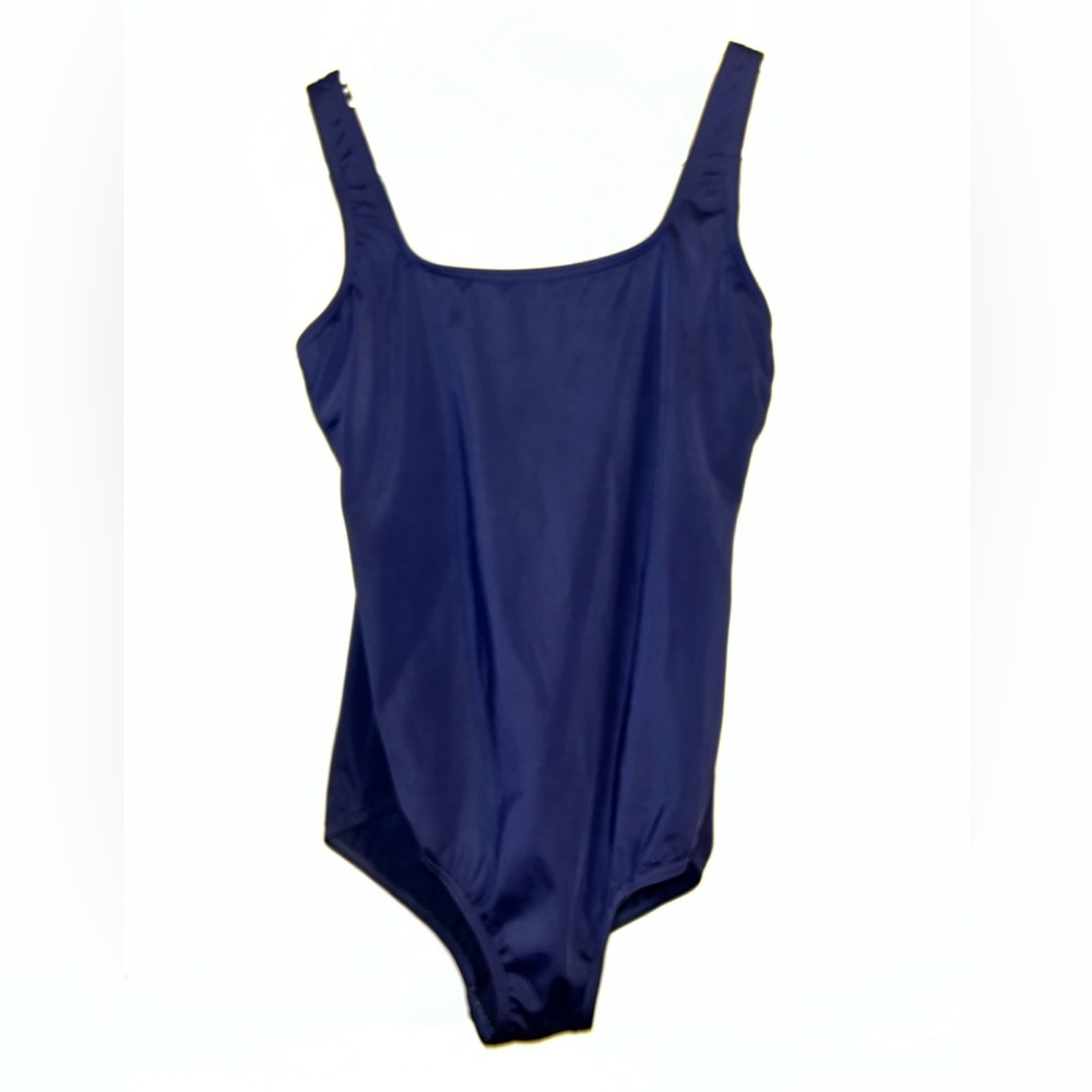 Lands’ End Navy Blue 1 Piece Suit Sz 14.
